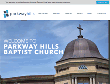 Tablet Screenshot of parkwayhills.org